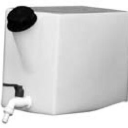 Tanque Lavamanos Cuadrado 12 lts. s/Soporte. Dimensiones: 320 Al. x 240 L x 180 AN mm