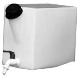 Tanque Lavamanos Cuadrado 25 lts. s/Soporte. Dimensiones: 250 x 250 x 405 mm